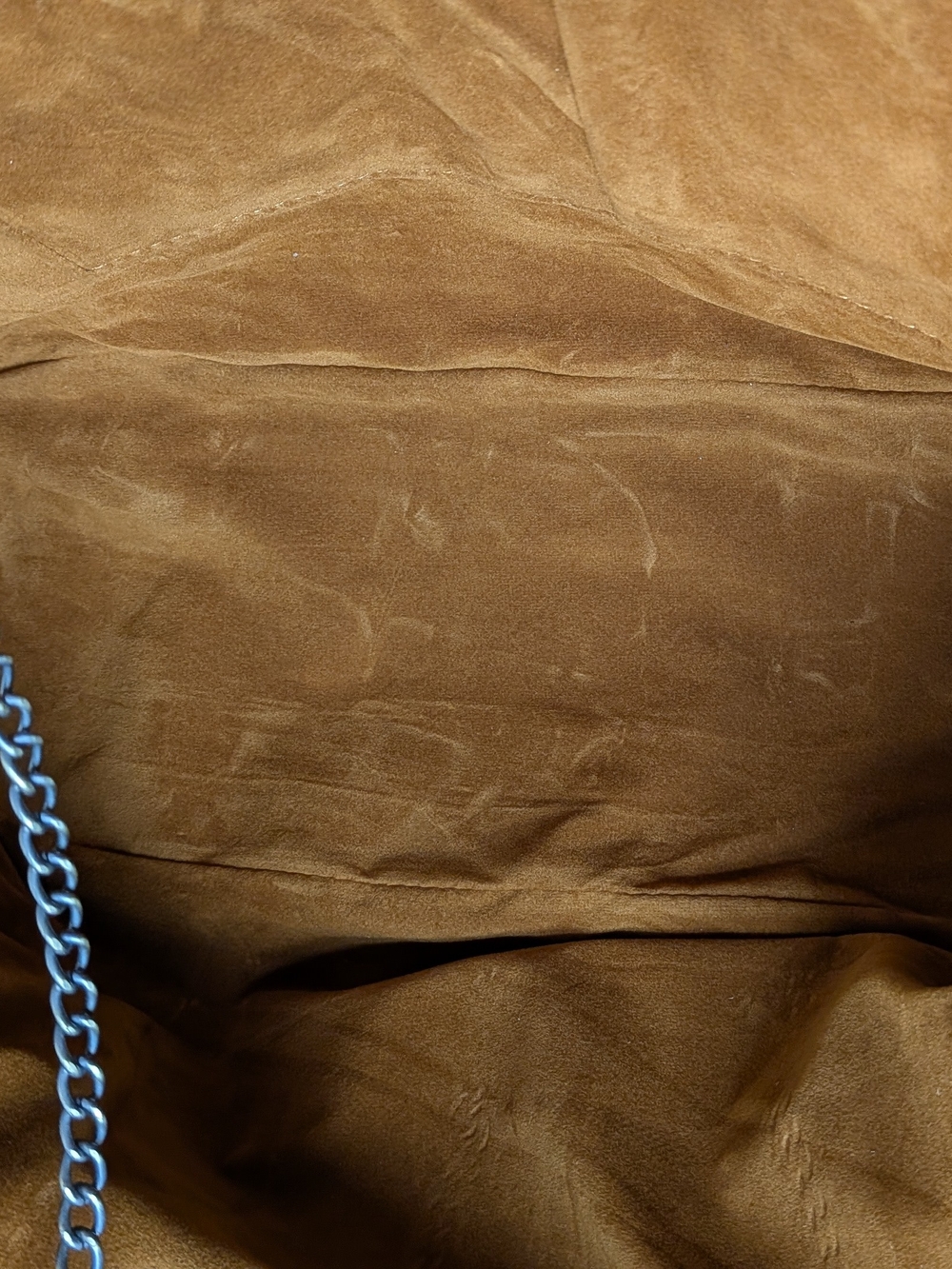 Patricia Nash Light Tan Suede & Leather Alice Frame Satchel Medium Sized Rare - Picture 8 of 8